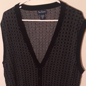 Paul Frederick spun silk sweater vest size XLT